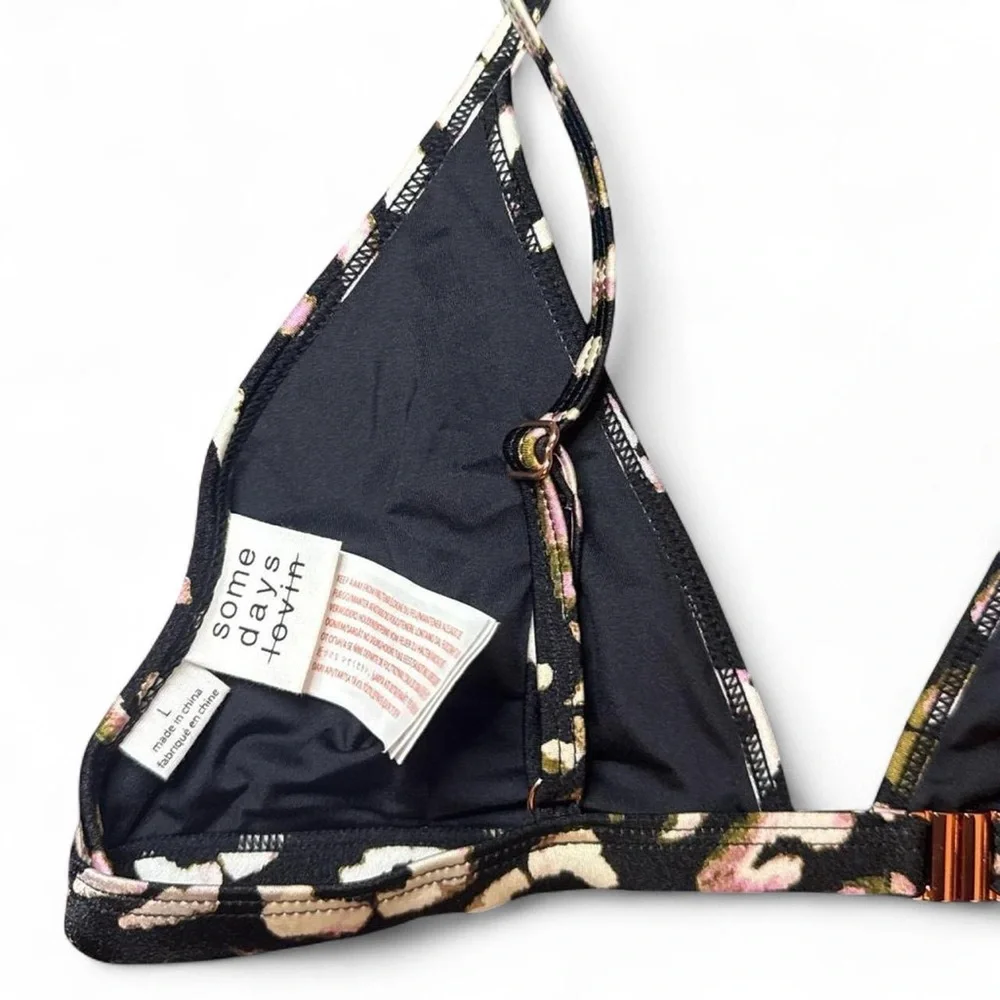 NEW Somedays Lovin Through The Wild 90s Y2K Leopard Print Bikini Set — LARGE